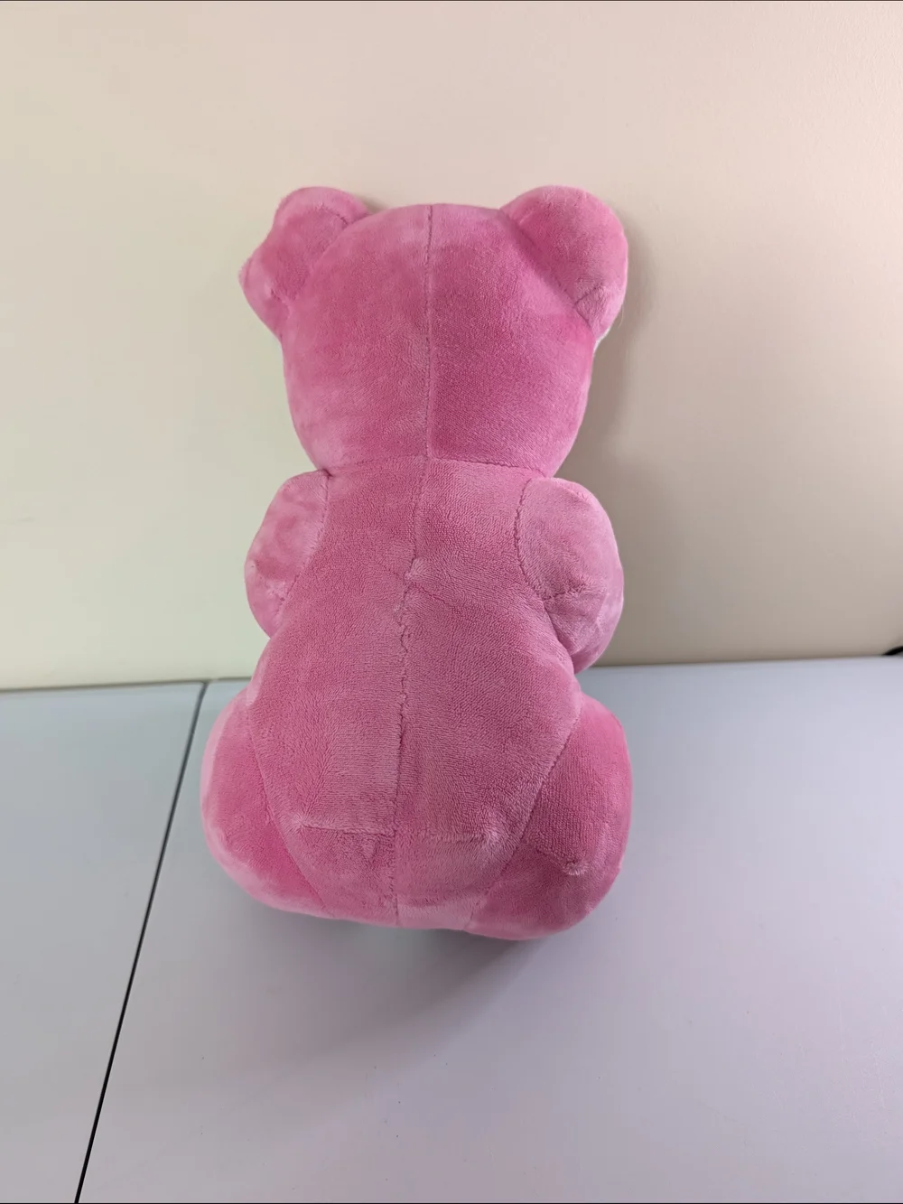 Pink Plush Bear Holding 'I Love Sugar' Heart - Brand Unspecified